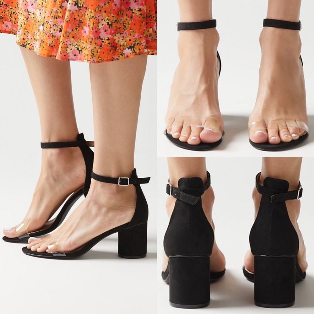 BNWT UO Michelle Clear Heel